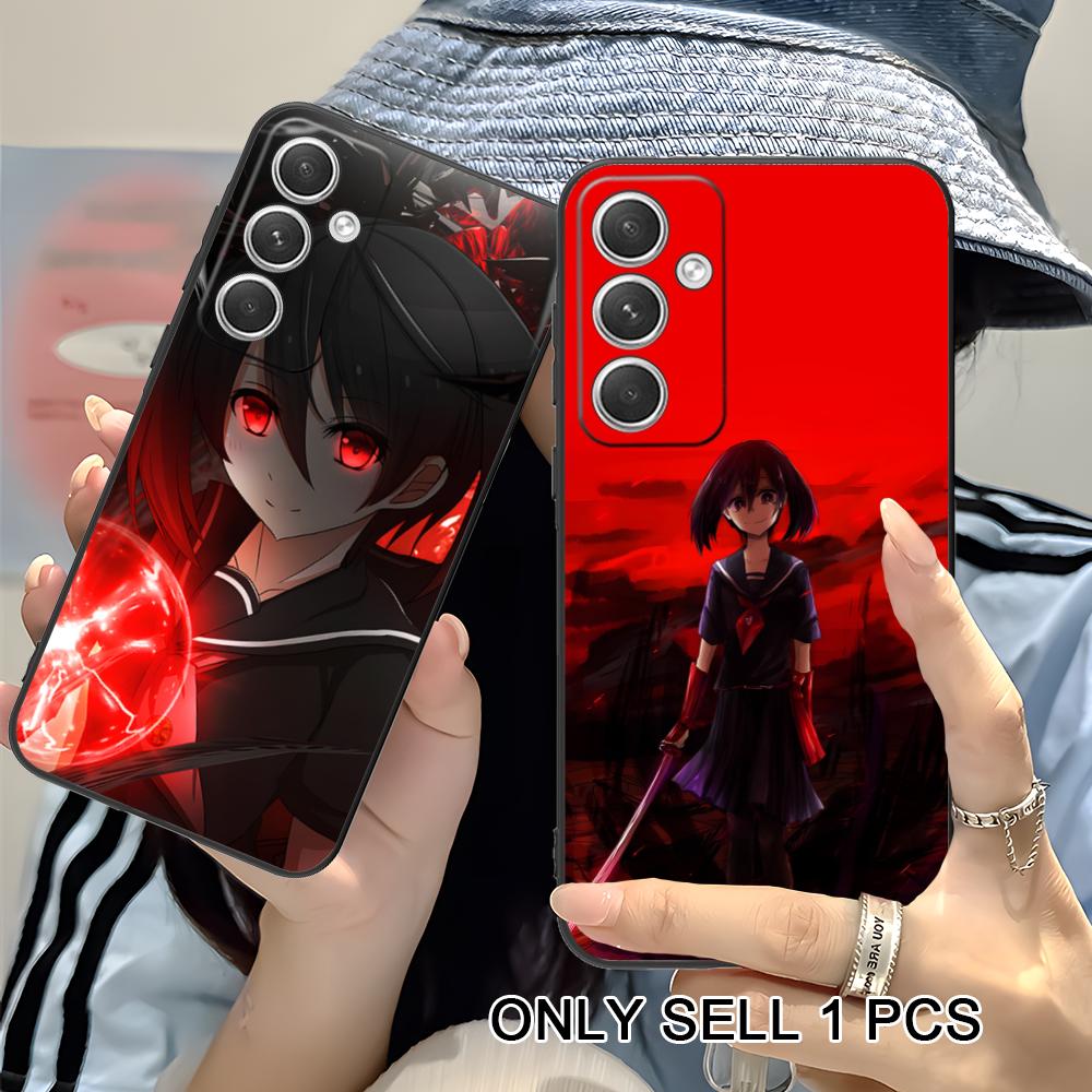 Матовый ТПУ чехол для мобильного телефона Akame Kurome для Samsung Galaxy S26 S25 S24 S23 S22 S21 S20 Note20 Plus FE Ultra Цветная крышка