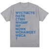 Random Letter Code Graphic Tshirt Unisex Unisex Cotton Short Sleeve Unisex Minimal Abstract Casual Street Daily Tops