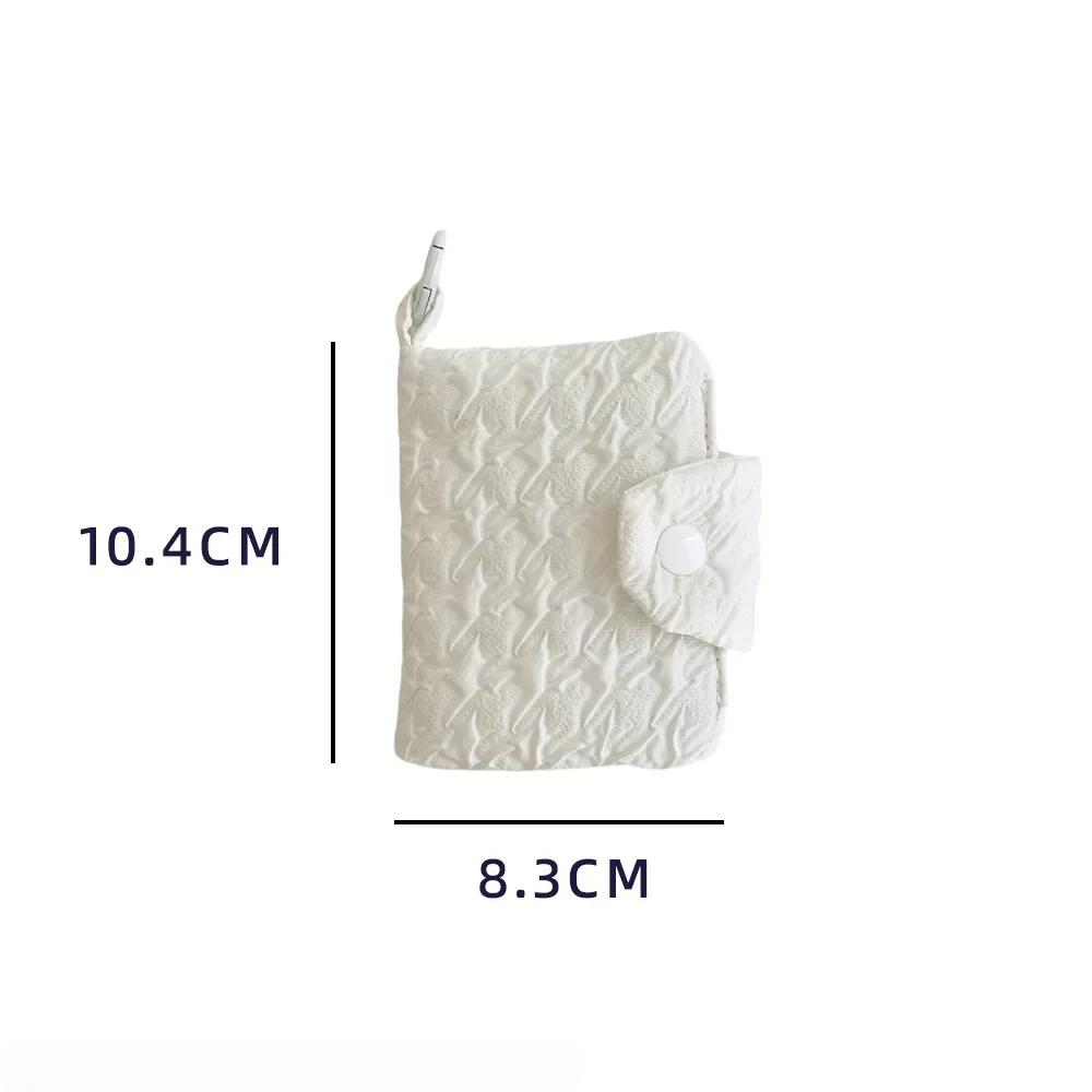 Простой кошелек Zero для девочек, сумка для карточек конфетного цвета, студенческий рюкзак с подвеской и пряжкой, маленький кошелек, портмоне, держатель для удостоверения личности