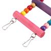 Flexible Design Parrot Climbing Ladder Natural Wood Parakeet Swing Toy Wood Bead Toy  For Parakeets
