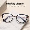 Cat-Eye Metal Frame Reading Glasses for Men & Women Office Eyewear Modern Eyewear Premium Eyewear Vision Aid