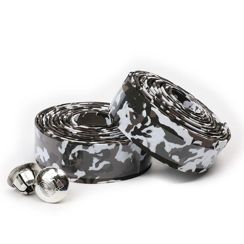 2pcs Bicycle Handlebar Tape Cork Handlebar Tape Steering Wheel Cover Biking Handle Non-slip Belt Rubber Tape Bike Bandage Cycle