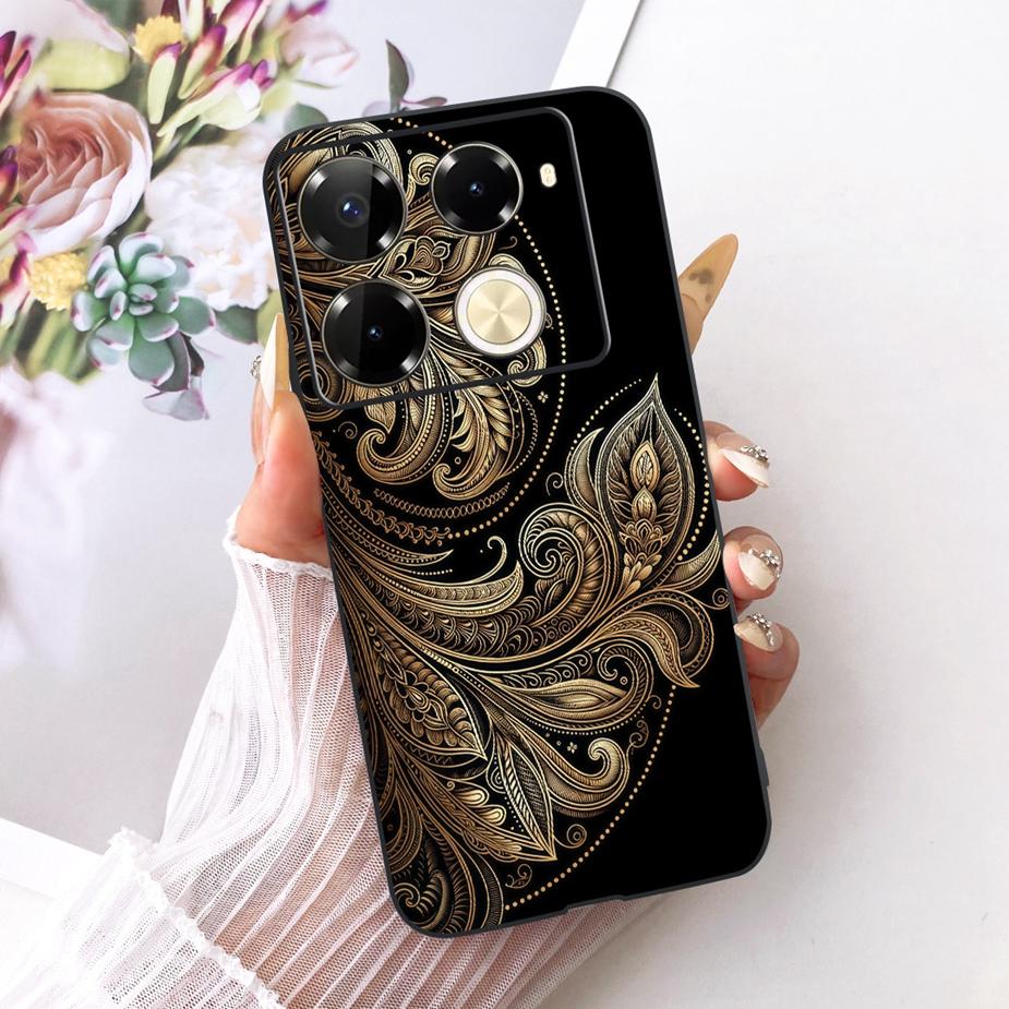 For Infinix Note 40 40X 5G Case X6852 New Butterfly Painted Cover Soft Silicone Case For Infinix Note 40 Pro Plus Note40 X Shell