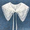 Cotton Lace Hollow Girl Shawl For Women Apparel Sewing Lace Neckline Clothing Decoration Fake Collar