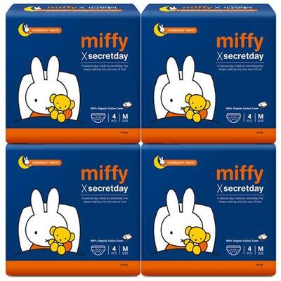 Secretday Miffy Organic Wearable Overnight 4 Pack, выберите 2 типа (Средний 4P/Большой 4P)