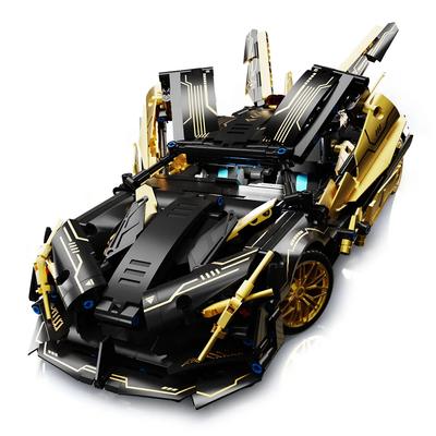 Спортивная машина 1:14 масштаб 1224 детали строительные блоки игрушки, взрослый вызов гоночный автомобиль модель конструктора, подарки на день рождения для подростков