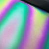100*140cm Rainbow Light Reflective Stretch Fabric Gradient Windbreaker Diy Decor Jacket Coat Clothes Designer Fabric