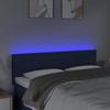 VidaXL LED Headboard Bedroom Furniture Double Bed Accessory Head of Bed Frame Interior Blue 3121756