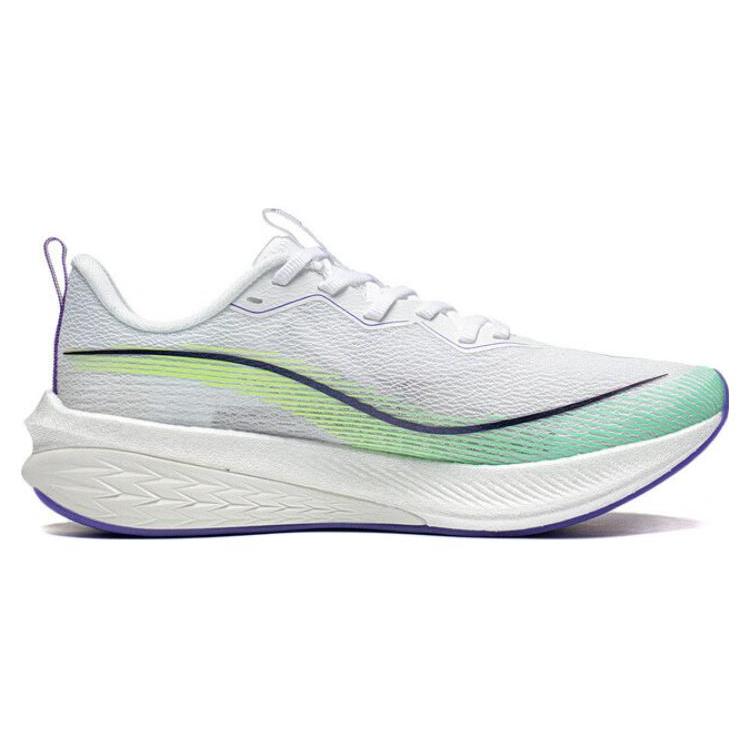 Li Ning Red Hare 6 Pro Удобная амортизация Низкие Марафонские Беговые Кроссовки Женские Белые ARMT014-12