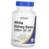Белая Фасоль, Блокатор углеводов, White Kidney Bean 6500, 120капс (02647002)