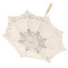 Женский кружевной зонт для свадьбы, зонтик от солнца, зонты для вечеринки, свадебная фотосессия, декор(Слоновая кость, большой)