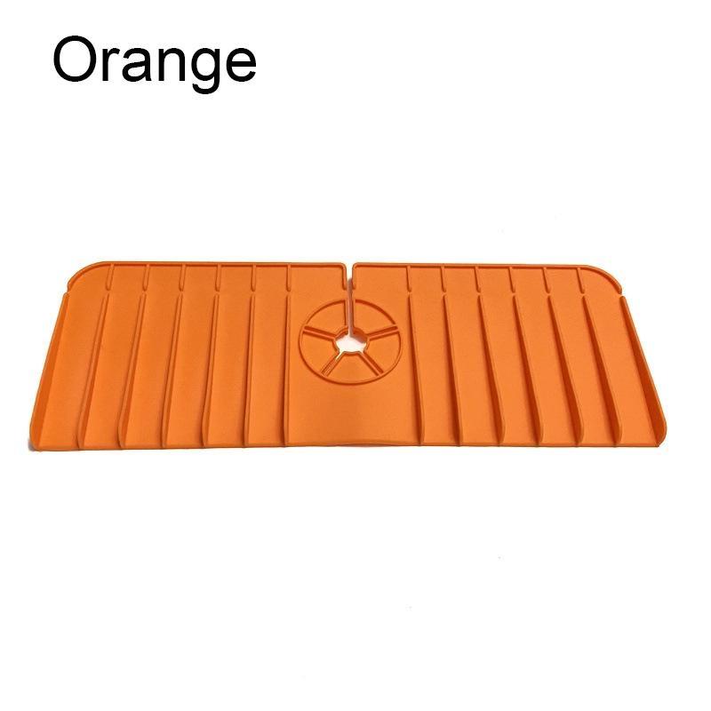 Силиконовый коврик для слива воды из-под крана, брызгозащищенный, водонепроницаемый, протектор основания кухонной/ванной раковины, прочный, нескользящий, термостойкий