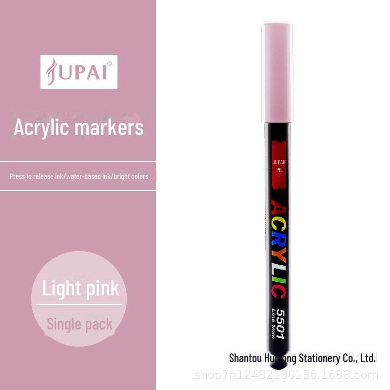 Один большой складной акриловый маркер для студенческого творчества, специальный непрозрачный цвет. Отлично подходит для акварельных и красящих проектов.