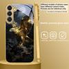 Золотой орел с крыльями Для Samsung Galaxy S20 FE S21 S22 S23 Plus S24 Ultra S25Ultra S21+ S9+ S22Plus Золотой стеклянный чехол для телефона