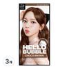 Hello Bubble Hair Dye, Chocolate Brown, 3 Pcs.
