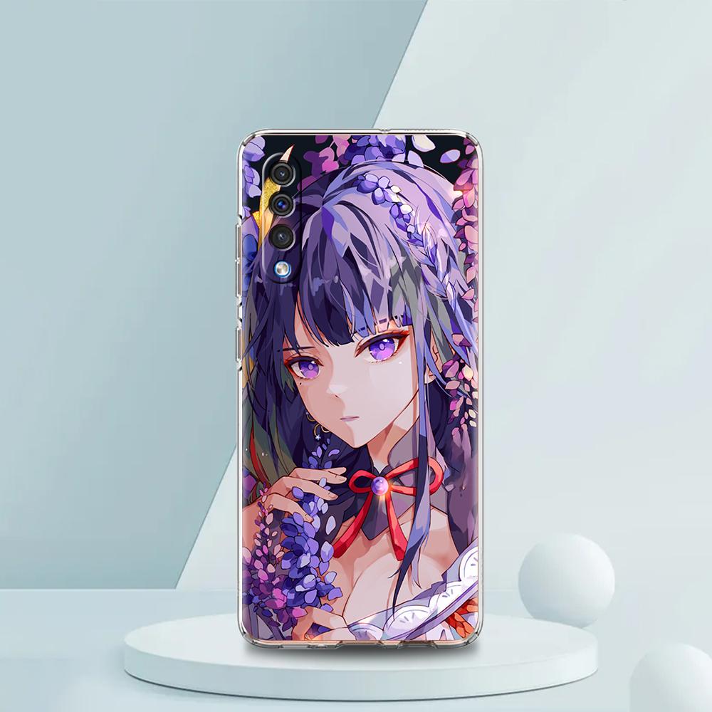 Чехол Genshin Impact Hu Tao Xiao для Samsung A54 A52 A50 A70 A10 A30 A40 A20S A20E A02S A12 A14 A22 A42 A72 A34 A32 5G A04s