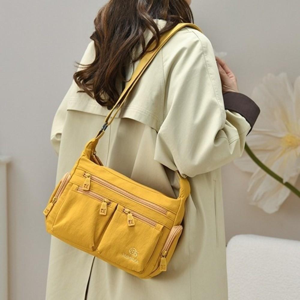 New Long Strap Shoulder Bag All-match Multi-pocket Crossbody Bag Durable Advanced Sense Messenger Bag For Girls Women