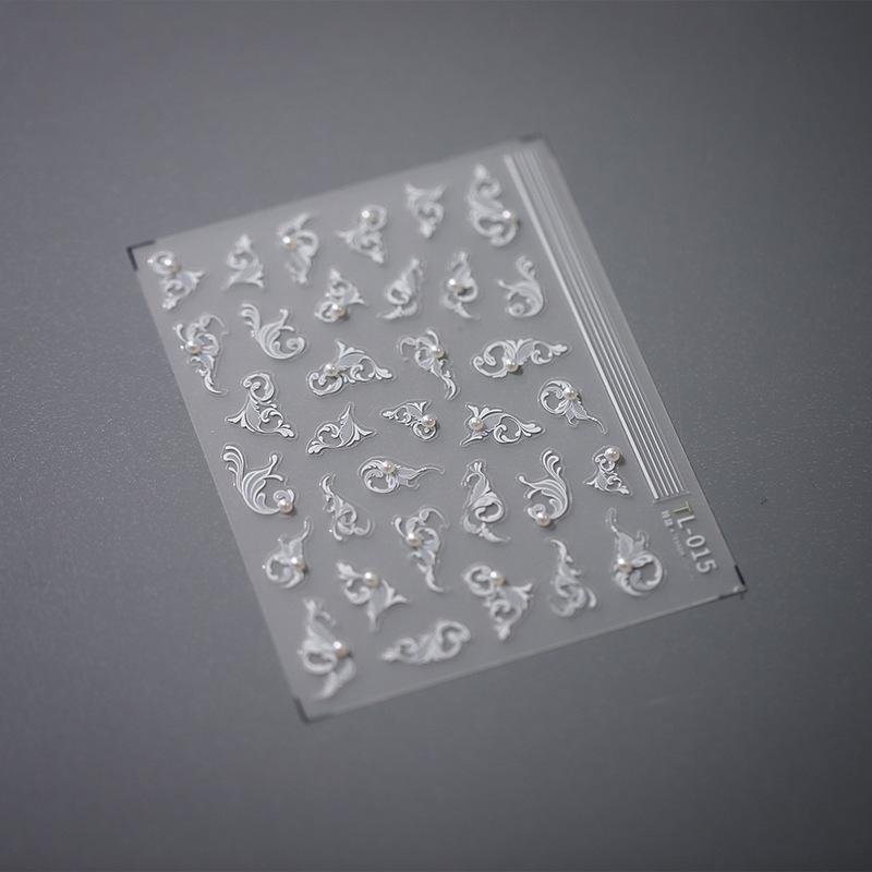1pcs Cute Cat Claw 3D Jelly Relief Nail Stickers 3D Adhesive Stickers For Nails DIY Slider Nail Art Decorations