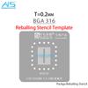 Amaoe Шаблон-трафарет для реболлинга BGA для чипа флэш-памяти NAND SSD IC BGA132 BGA316 BGA152 Позиционирующая паяльная пластина Сетка припоя