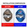 bsqrw5 For Toyota 4Pcs Stainless Steel Car Door Lock Cover Case Stickers Accessories GR sport Hilux Aygo TDR Yaris Corolla Rav4 CHR