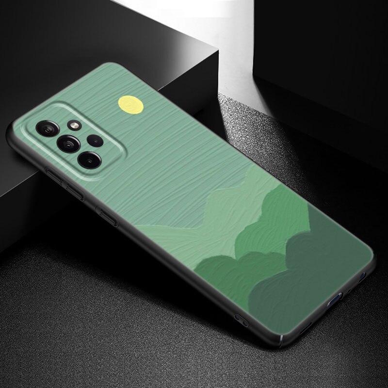 Красочный чехол для телефона с масляной краской для Samsung Galaxy A21 A30 A50 A52 S A13 A22 A32 A33 A53 A73 5G A11 A12 A31 A51 A70 A71 A72