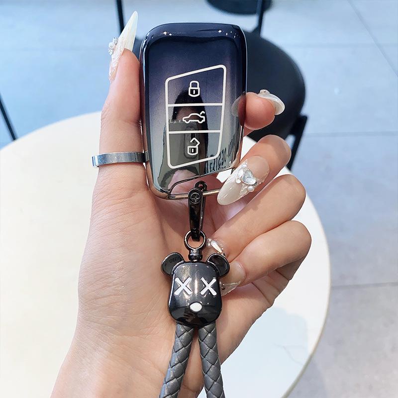 Чехол для ключа Volkswagen Magotan J, градиентный стиль, полное покрытие 330 для модели Passat B8 2020 380