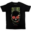 Guns N Roses Unisex Adult Rose Skull T-Shirt