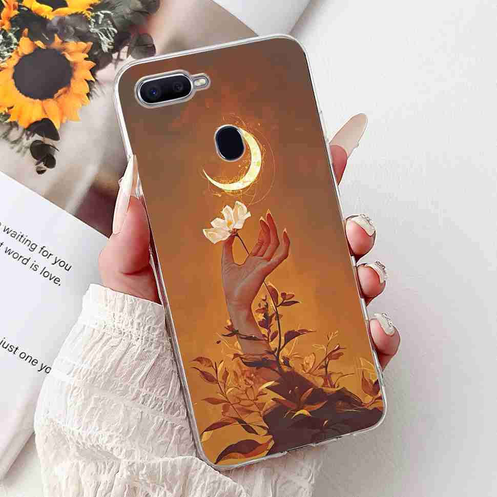 Для Oppo F9 CPH1823 6.3" Чехол Мягкий Силикон ТПУ Задняя Крышка Для Oppo f9 OPPO F9 Pro Модный Цветочный Рисунок Защитные Чехлы