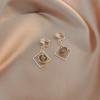 Korean Version of Advanced Ear Clip Without Ear Hole Women's Fashion Retro Versatile Cool Style Temperament Simple Earrings