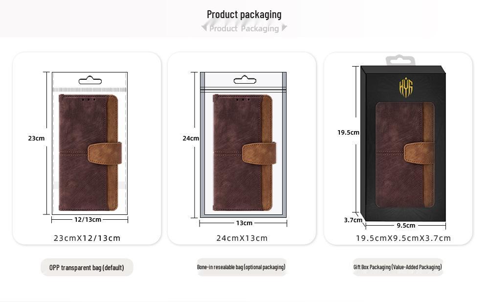 Кожаный чехол для OnePlus 15/13R: Кошелек на несколько карт с модным рисунком и откидной крышкой