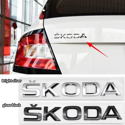 3D Автомобильные наклейки Надписи Значки на задний багажник Для Yeti VRIS Octavia a5 Karoq Kamiq Fabia Kodiaq Rapid Superb