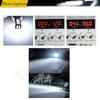 2Pcs DC 6V 10-30V P45T 2835 LED Motorcycle Headlight Bulb White 6000K Moto Bixenon Hi/Lo Beam Light Scooter Motorbike Head Lamp