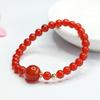 2026 Red Agate Bracelet Chalcedony Crystal Antique Jewelry Live Broadcast Hot Products  Generation S4060402