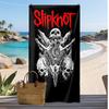 Пляжное полотенце Slipknot с принтом, быстросохнущее, супервпитывающее, мягкое, легкое, для душа, бассейна, летнего путешествия