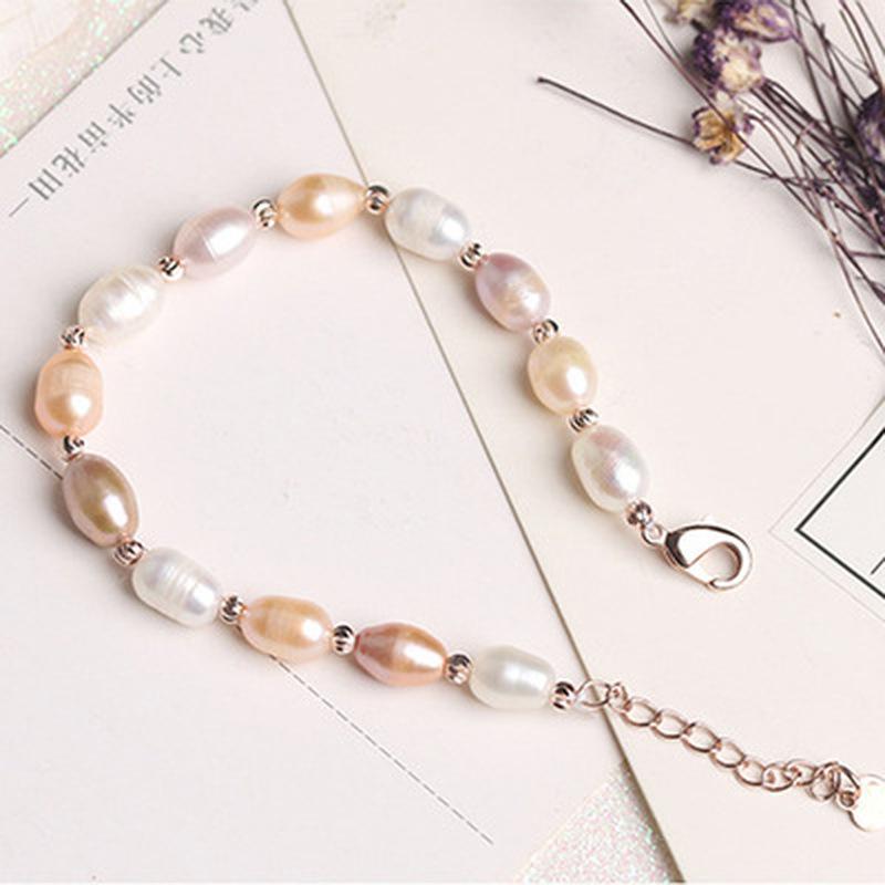 Винтажный имитационный жемчужный браслет с подвесками для женщин, роскошный стильный браслет простоты ювелирных изделий