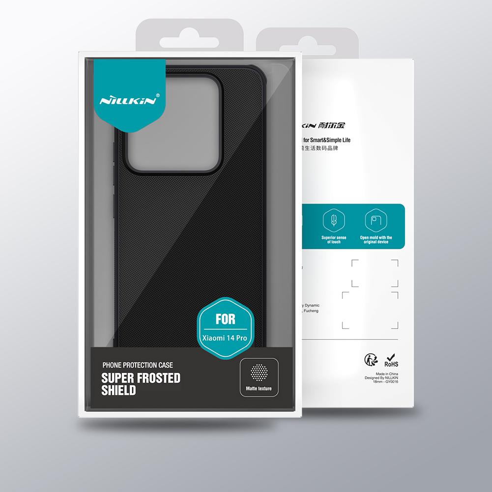 Чехол Nillkin Super Frosted Shield Pro для Xiaomi MI 14 Pro, ультратонкий жесткий защитный чехол для ПК для MI14
