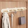 Suction cup wall mounted hanger, space saving circular hook rack, universal hook for clothes and bags behind doors