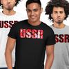 USSR Propaganda tShirt Nostalgic design Communism symbols tshirt