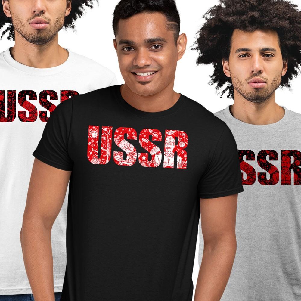 USSR Propaganda tShirt Nostalgic design Communism symbols tshirt