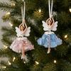 Dance Theme Christmas Ballet Girl Pendant Plastic Christmas Angel Pendant  Christmas Tree