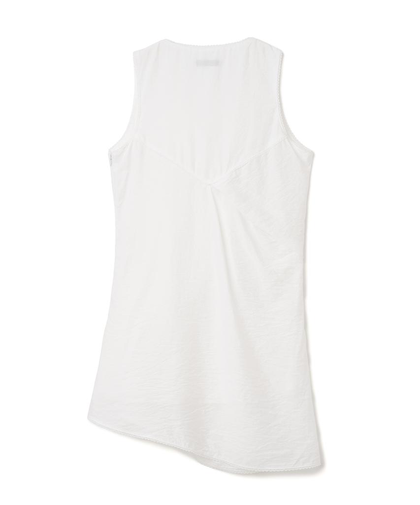 Milo Woman Lace-Trimmed Draped Dress [Ivory]