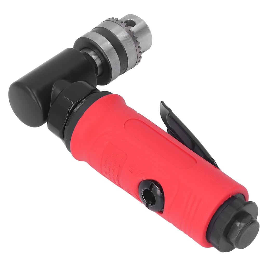 Промышленная пневматическая дрель Мини 14 дюймов Цинковый сплав 90 градусов Угловая пневматическая дрель для труднодоступных мест