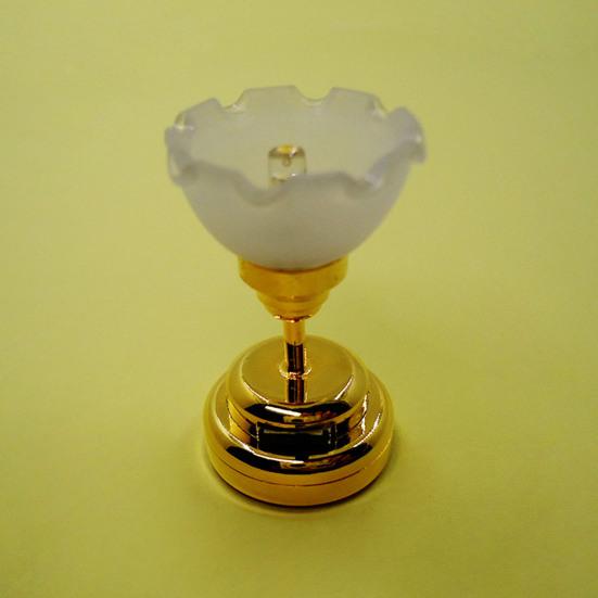 Мини-светильники 1:12 светодиодных потолочных светильников с выключателем, металлическим основанием, реалистичные миниатюрные светильники на батарейках