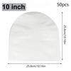 50Pcs Anti‑Static Clear Vinyl Record Inner Sleeves 7/10/12 Inch LP LD Dustproof Plastic Protective Storage Bags for Collection
