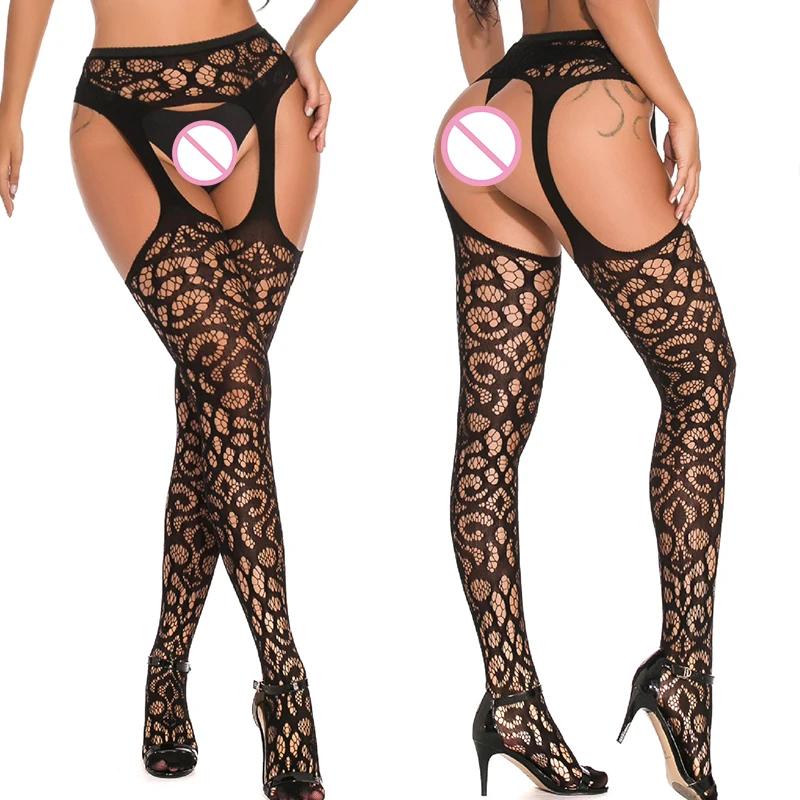 Новое сексуальное нижнее белье чулки для женщины эротические чулки порно игра сетка с открытой промежностью сетчатые трусики низ интимные товары для секса