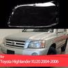 Для Toyota Highlander XU20 2004 2005 2006 Крышка фары автомобиля Абажур Водонепроницаемая Яркая Крышка корпуса Лампа Прозрачная Крышка линзы