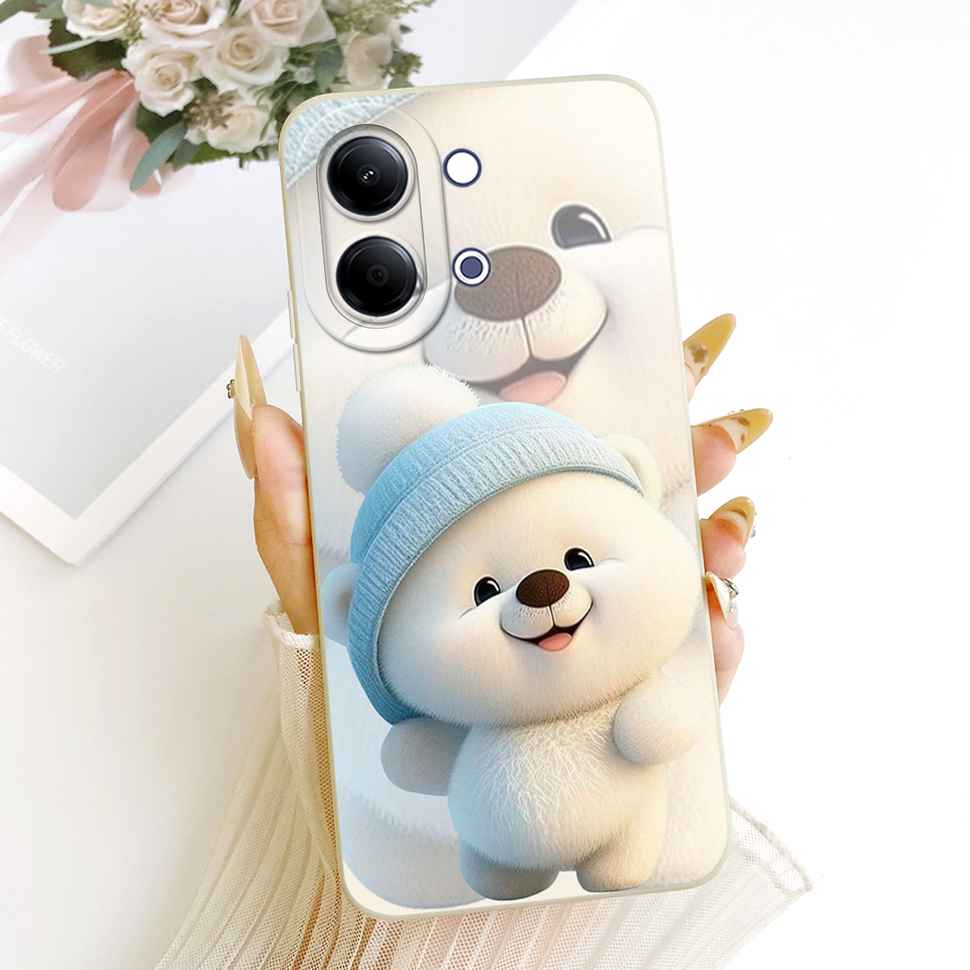 Для vivo Y05 4G 6.74" Чехол Силиконовая Задняя Крышка Ударопрочный Для Vivo Y11D VIVO Y05 4G Популярные Расписные Бабочки Чехлы для Телефона