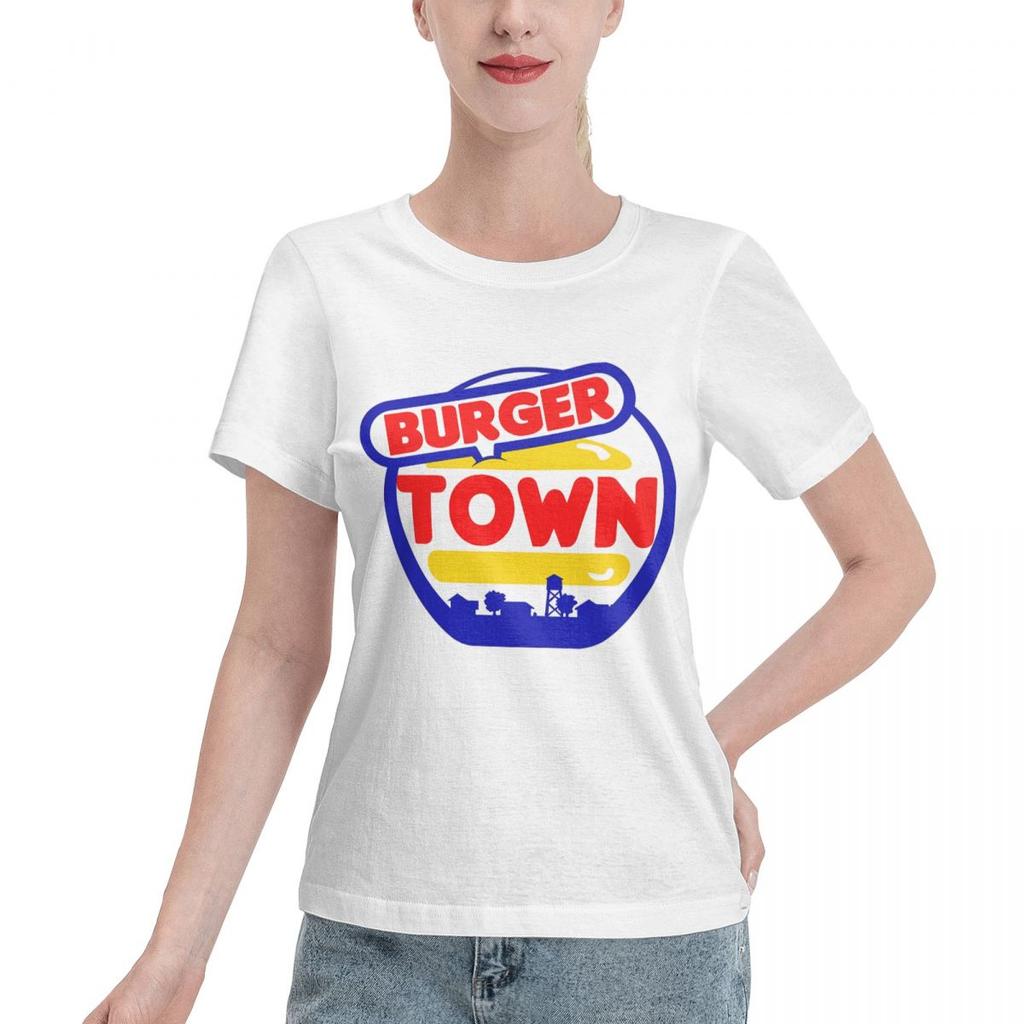 All Body Type Burger Town Best Selling Unisexs Tshirt Boho Regular Fit Tee