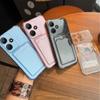 Прозрачный противоударный чехол для infinix HOT 30i NFC, 30i с держателем для карт