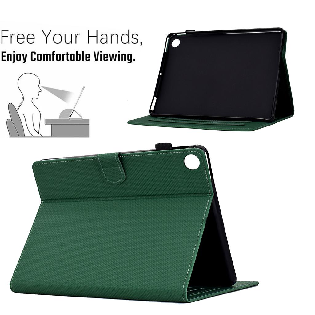 For Samsung Galaxy Tab A9+ Case PU Leather Tablet Cover with Card Slots Stand